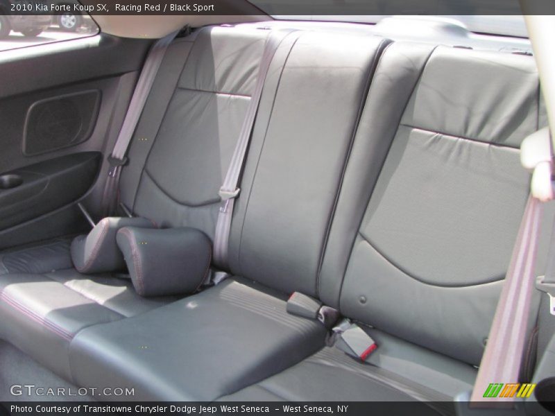 Racing Red / Black Sport 2010 Kia Forte Koup SX