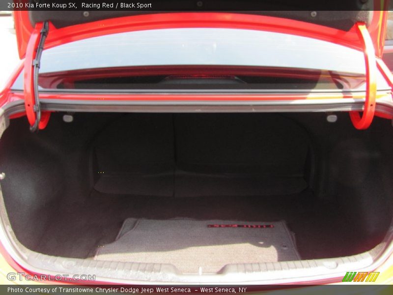 Racing Red / Black Sport 2010 Kia Forte Koup SX