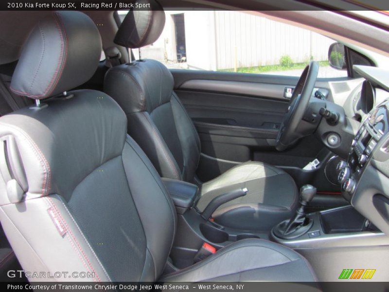 Racing Red / Black Sport 2010 Kia Forte Koup SX