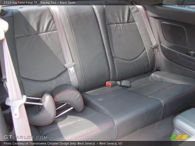 Racing Red / Black Sport 2010 Kia Forte Koup SX