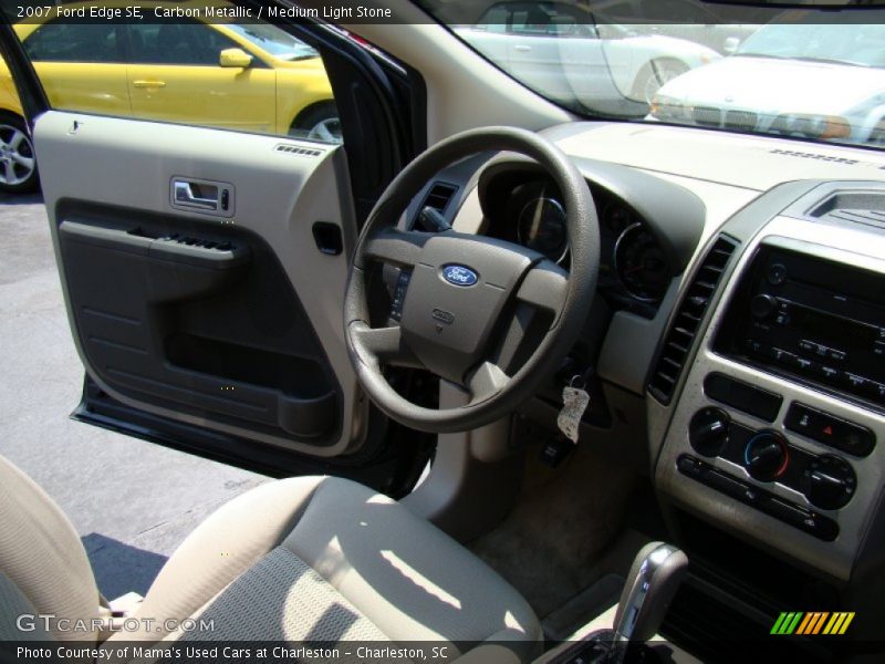 Carbon Metallic / Medium Light Stone 2007 Ford Edge SE