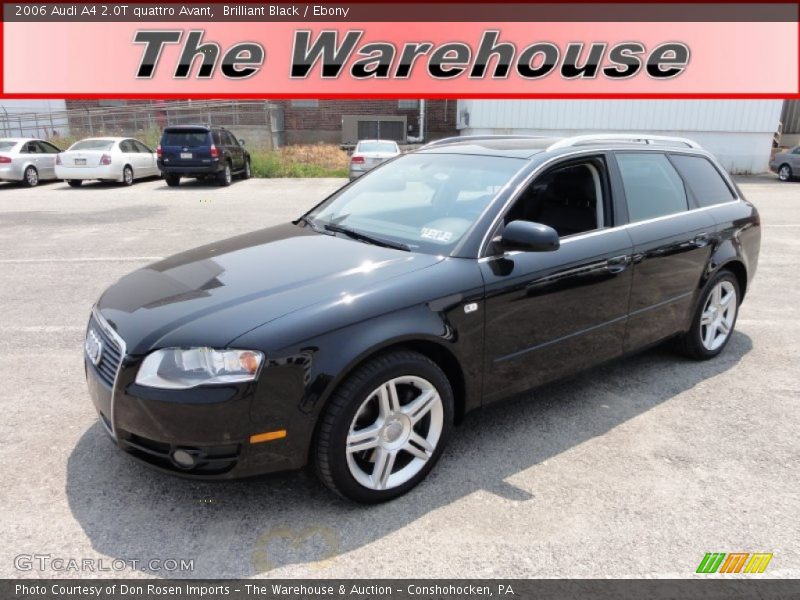 Brilliant Black / Ebony 2006 Audi A4 2.0T quattro Avant