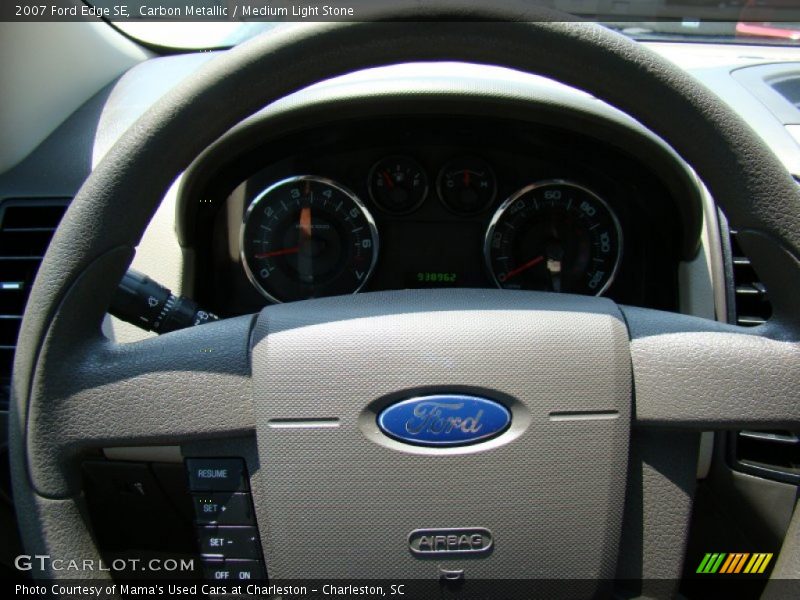 Carbon Metallic / Medium Light Stone 2007 Ford Edge SE