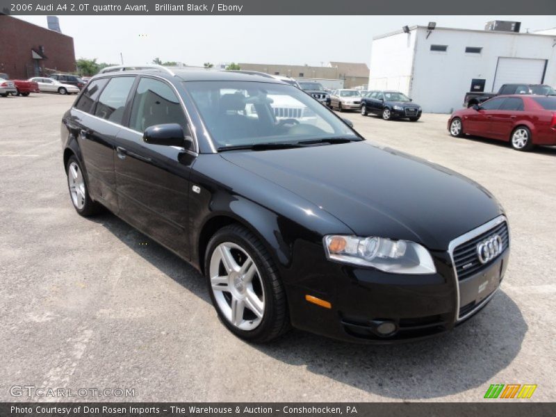 Brilliant Black / Ebony 2006 Audi A4 2.0T quattro Avant