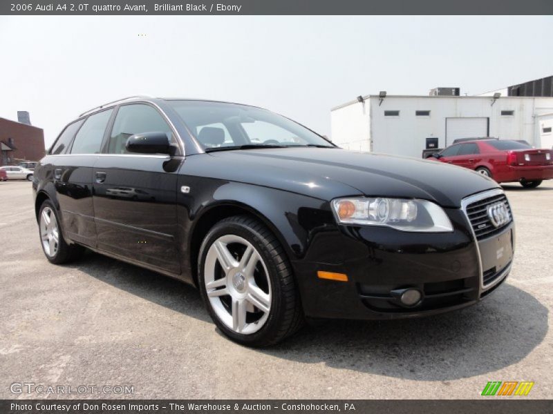 Brilliant Black / Ebony 2006 Audi A4 2.0T quattro Avant