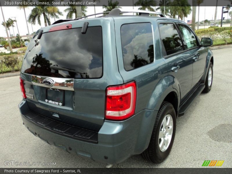 Steel Blue Metallic / Camel 2010 Ford Escape Limited