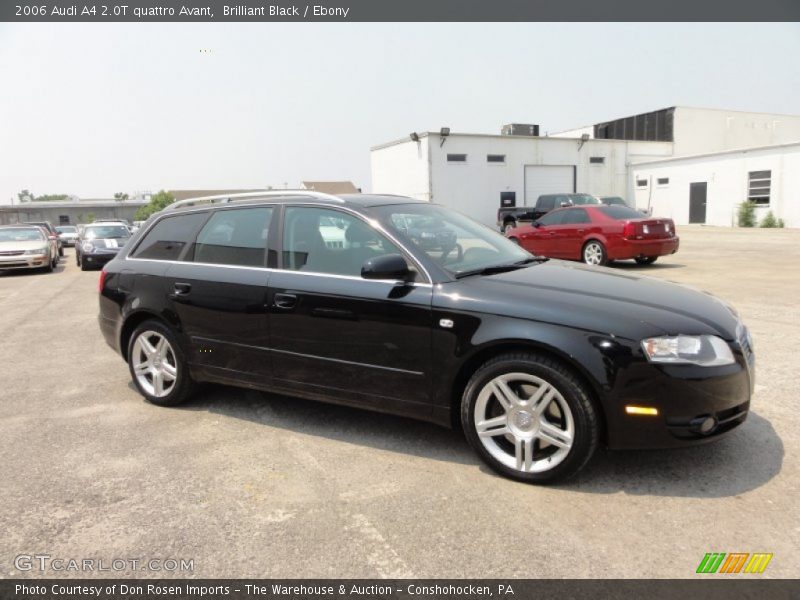 Brilliant Black / Ebony 2006 Audi A4 2.0T quattro Avant