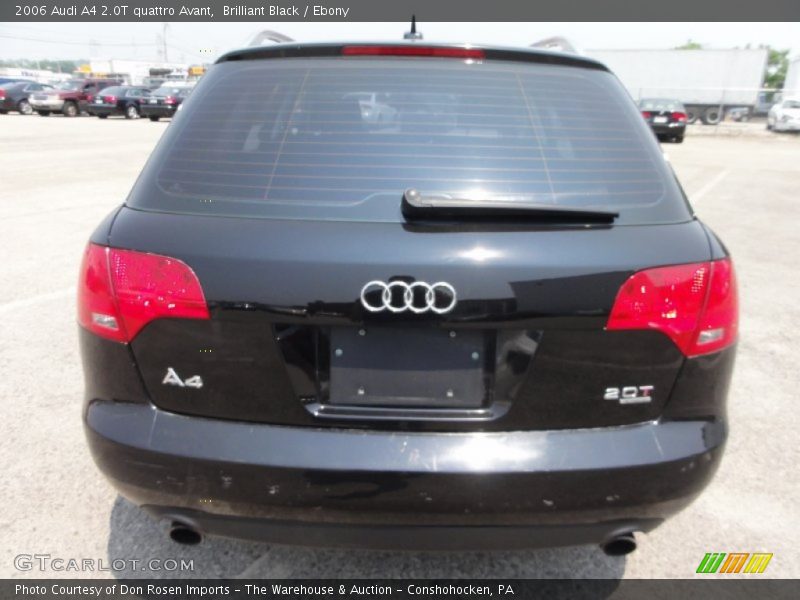  2006 A4 2.0T quattro Avant Brilliant Black
