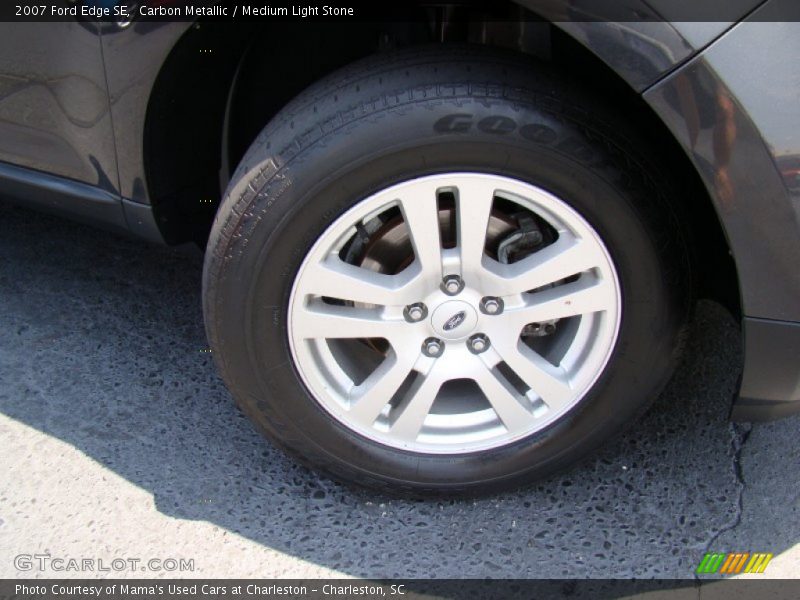Carbon Metallic / Medium Light Stone 2007 Ford Edge SE
