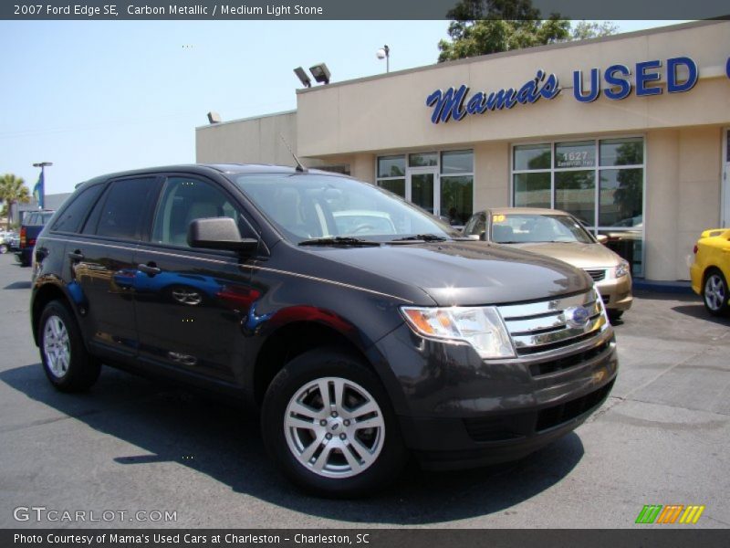 Carbon Metallic / Medium Light Stone 2007 Ford Edge SE