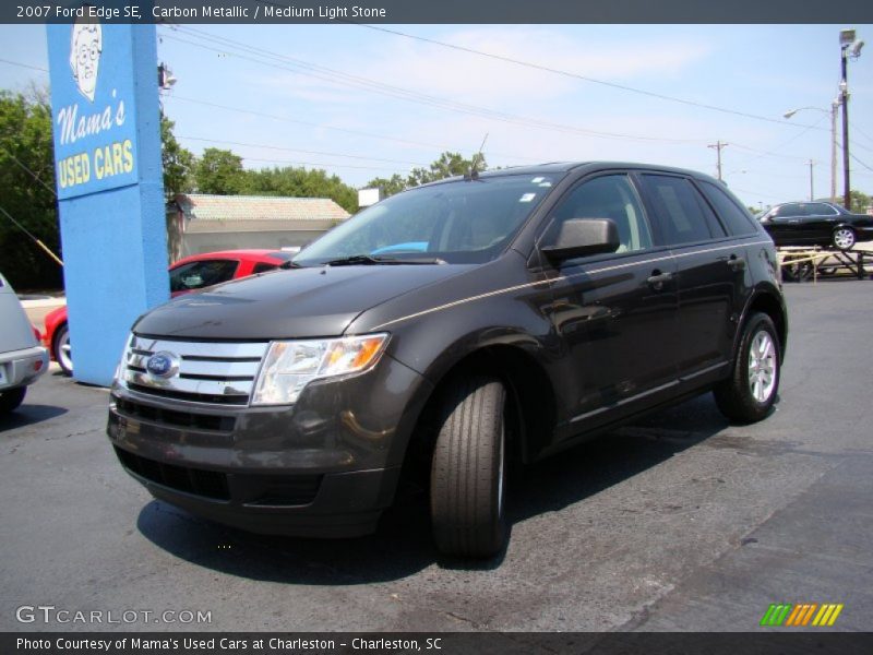 Carbon Metallic / Medium Light Stone 2007 Ford Edge SE