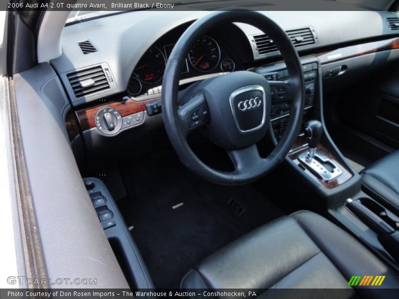 Brilliant Black / Ebony 2006 Audi A4 2.0T quattro Avant