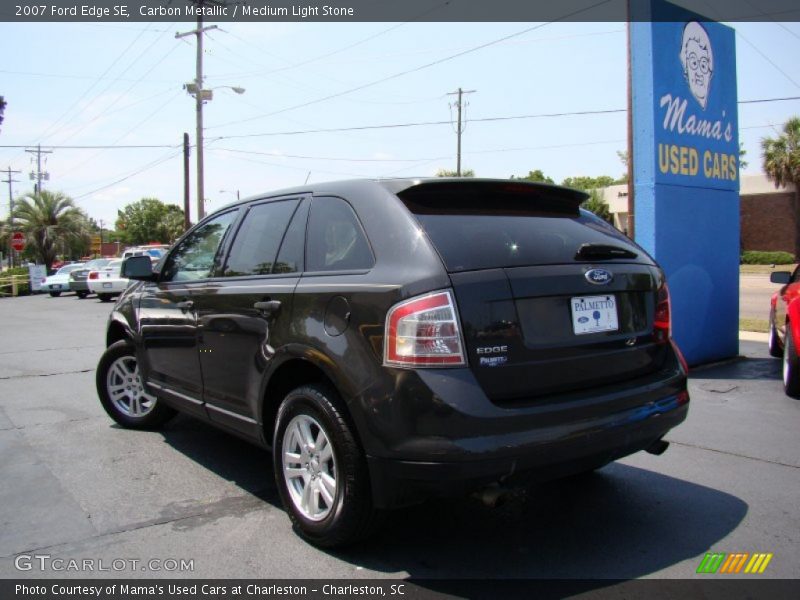 Carbon Metallic / Medium Light Stone 2007 Ford Edge SE