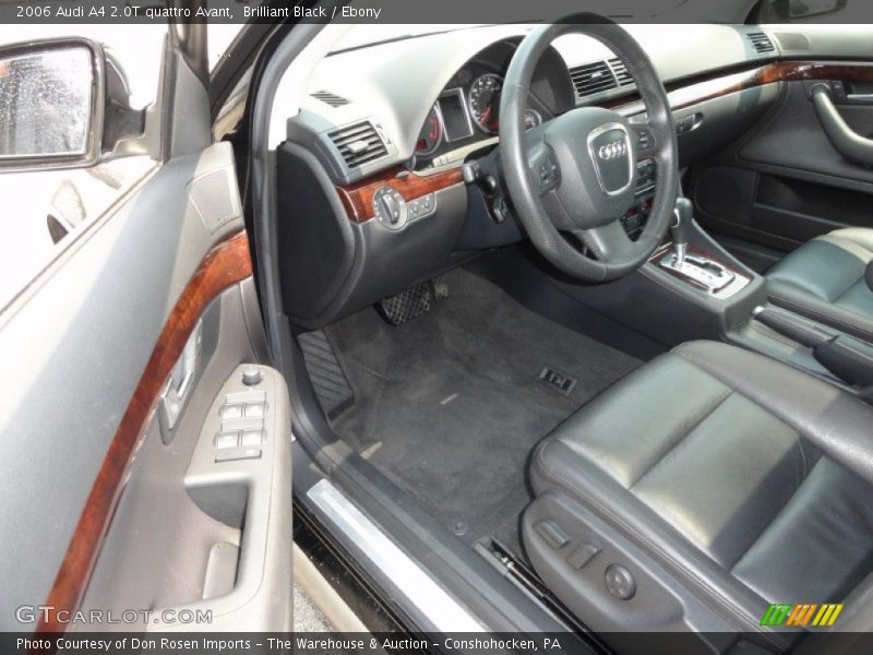 Brilliant Black / Ebony 2006 Audi A4 2.0T quattro Avant
