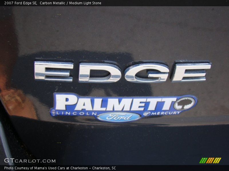 Carbon Metallic / Medium Light Stone 2007 Ford Edge SE