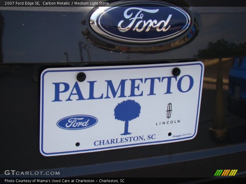 Carbon Metallic / Medium Light Stone 2007 Ford Edge SE