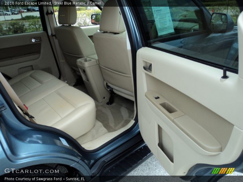Steel Blue Metallic / Camel 2010 Ford Escape Limited