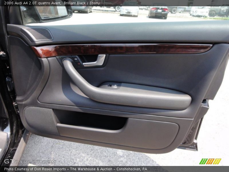 Brilliant Black / Ebony 2006 Audi A4 2.0T quattro Avant