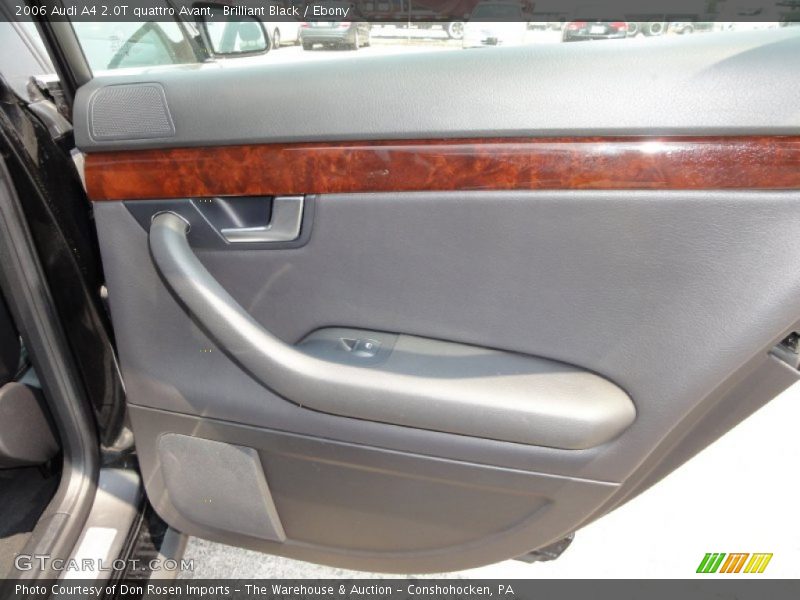 Brilliant Black / Ebony 2006 Audi A4 2.0T quattro Avant