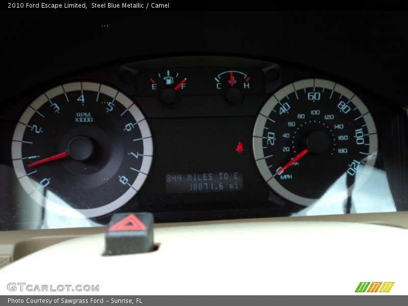  2010 Escape Limited Limited Gauges