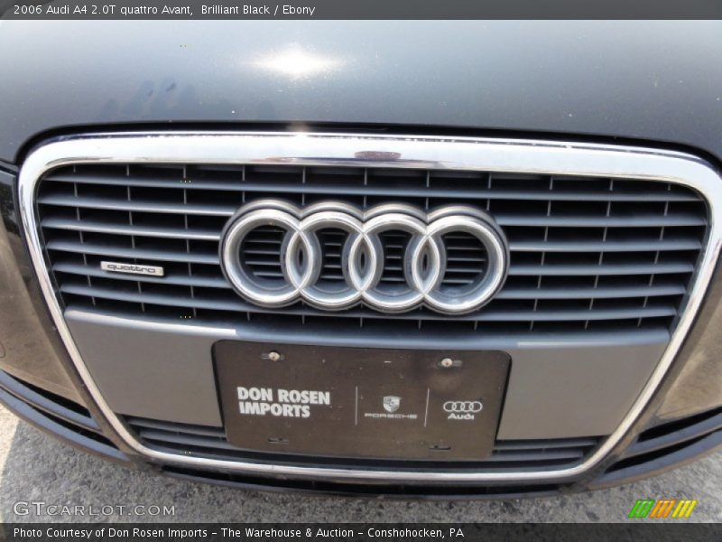Brilliant Black / Ebony 2006 Audi A4 2.0T quattro Avant