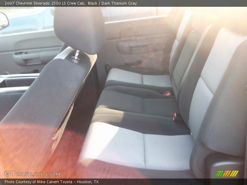 Black / Dark Titanium Gray 2007 Chevrolet Silverado 1500 LS Crew Cab