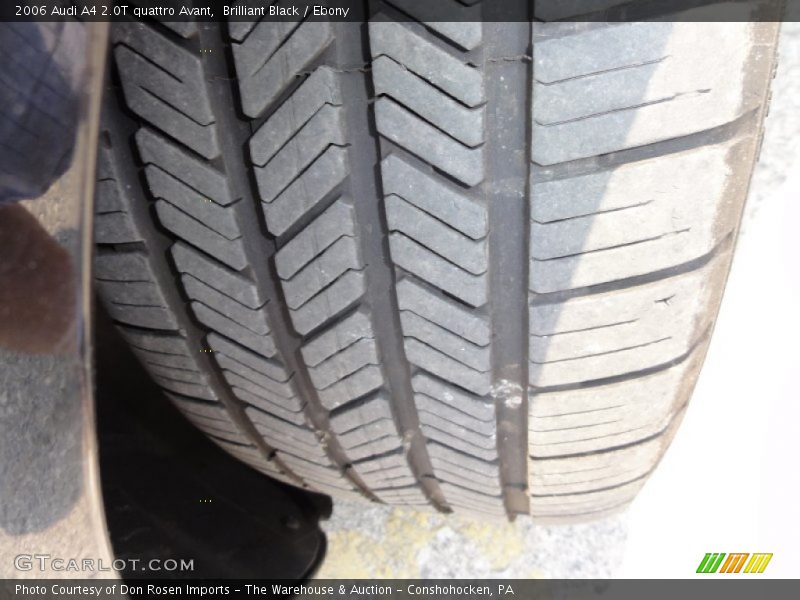 Brilliant Black / Ebony 2006 Audi A4 2.0T quattro Avant