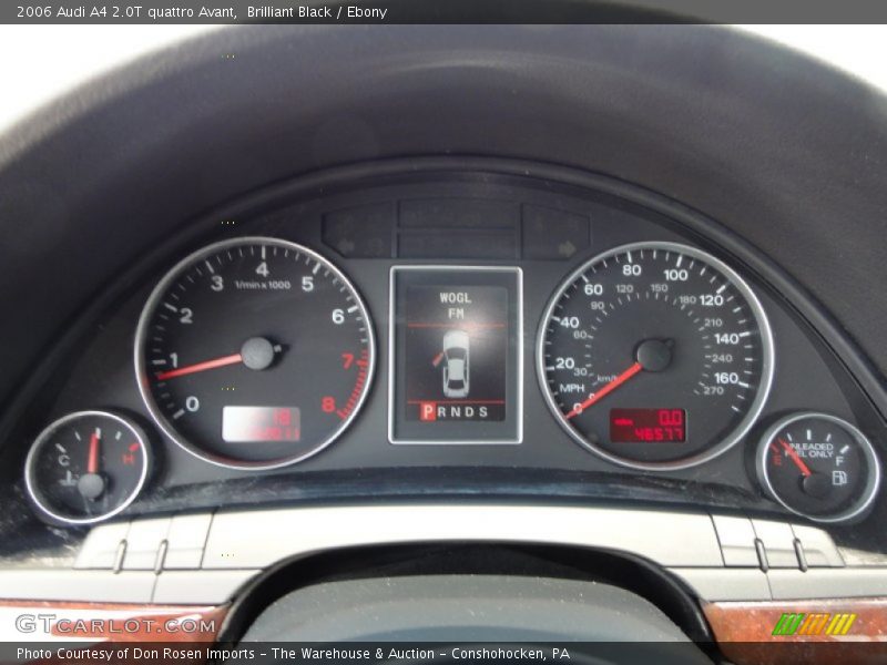 Brilliant Black / Ebony 2006 Audi A4 2.0T quattro Avant