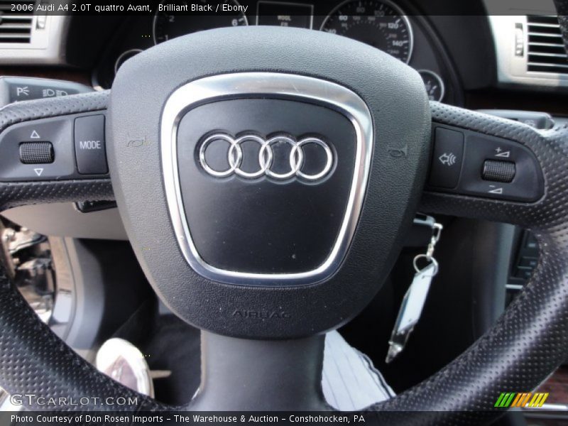 Brilliant Black / Ebony 2006 Audi A4 2.0T quattro Avant