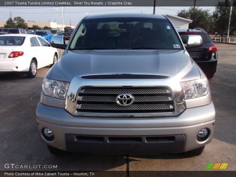Silver Sky Metallic / Graphite Gray 2007 Toyota Tundra Limited CrewMax