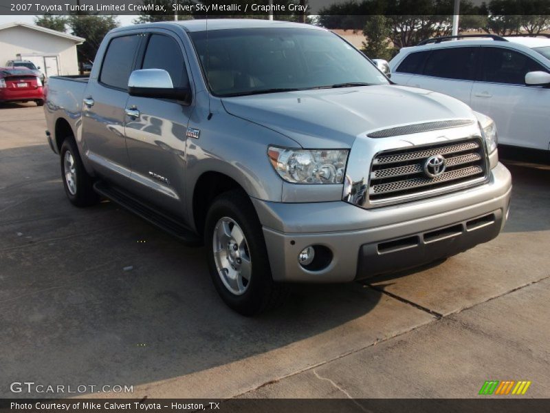 Silver Sky Metallic / Graphite Gray 2007 Toyota Tundra Limited CrewMax
