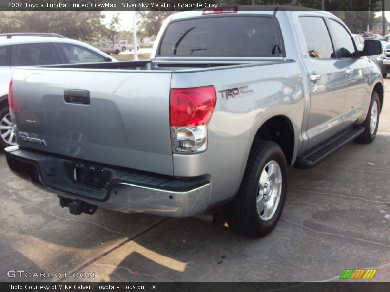 Silver Sky Metallic / Graphite Gray 2007 Toyota Tundra Limited CrewMax