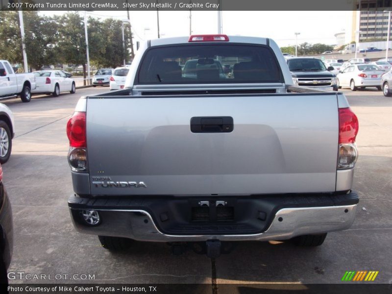 Silver Sky Metallic / Graphite Gray 2007 Toyota Tundra Limited CrewMax