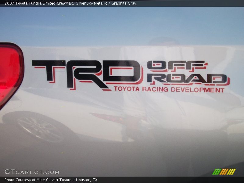 Silver Sky Metallic / Graphite Gray 2007 Toyota Tundra Limited CrewMax