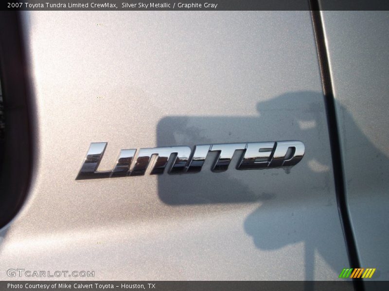Silver Sky Metallic / Graphite Gray 2007 Toyota Tundra Limited CrewMax