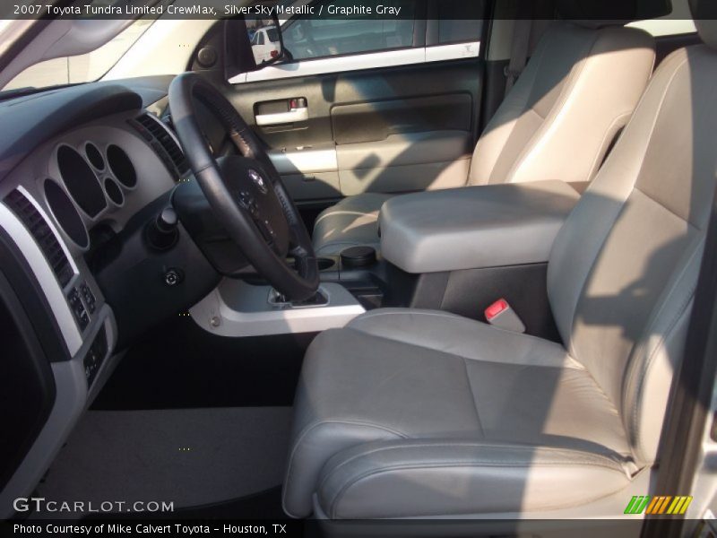 Silver Sky Metallic / Graphite Gray 2007 Toyota Tundra Limited CrewMax