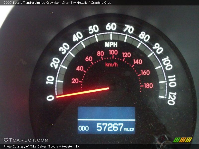 Silver Sky Metallic / Graphite Gray 2007 Toyota Tundra Limited CrewMax