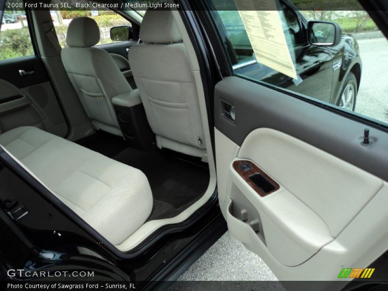 Black Clearcoat / Medium Light Stone 2008 Ford Taurus SEL