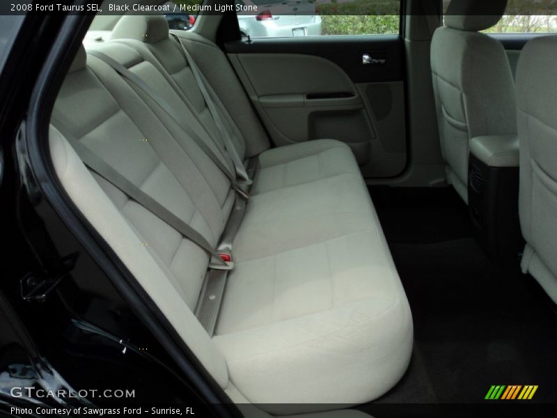 Black Clearcoat / Medium Light Stone 2008 Ford Taurus SEL