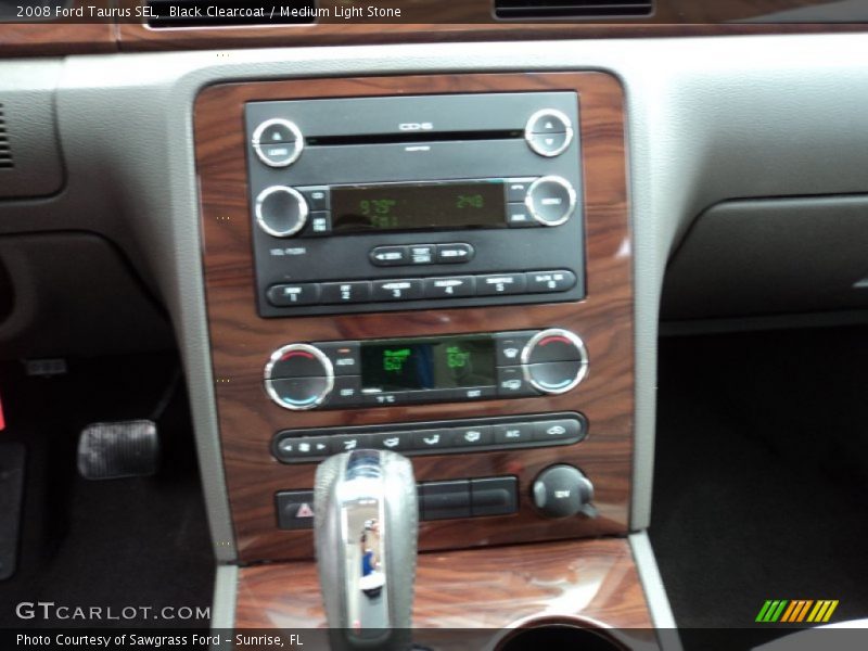 Black Clearcoat / Medium Light Stone 2008 Ford Taurus SEL