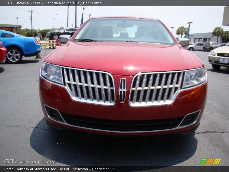 Sangria Red Metallic / Light Camel 2010 Lincoln MKZ FWD