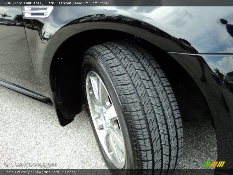Black Clearcoat / Medium Light Stone 2008 Ford Taurus SEL