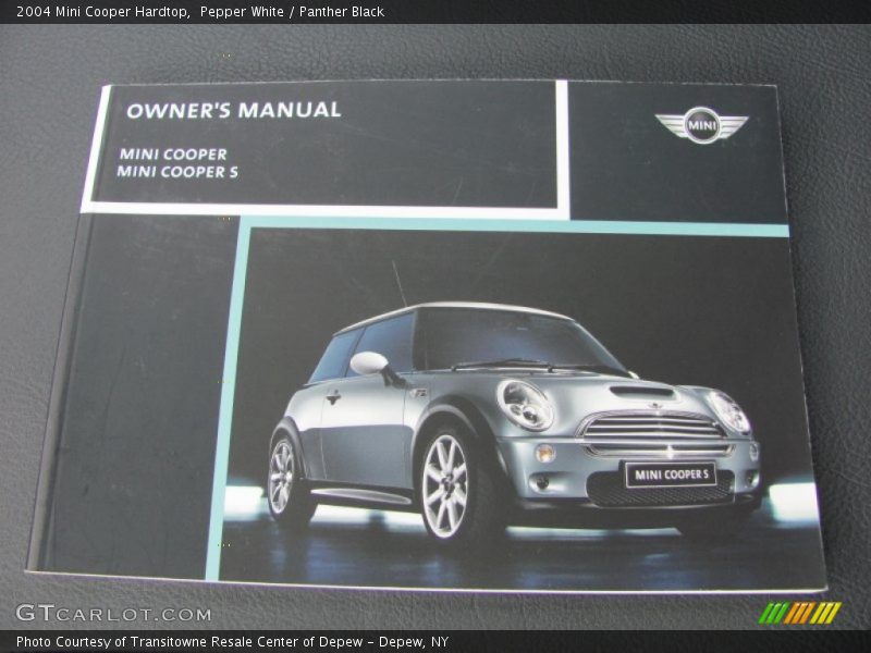 Pepper White / Panther Black 2004 Mini Cooper Hardtop