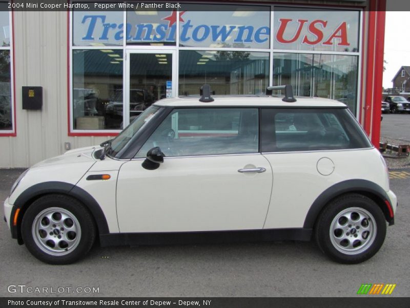 Pepper White / Panther Black 2004 Mini Cooper Hardtop