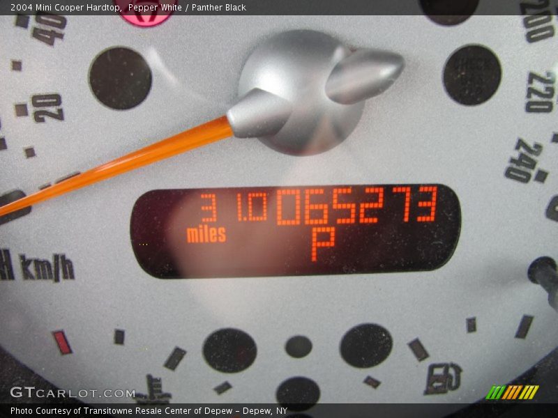 Pepper White / Panther Black 2004 Mini Cooper Hardtop