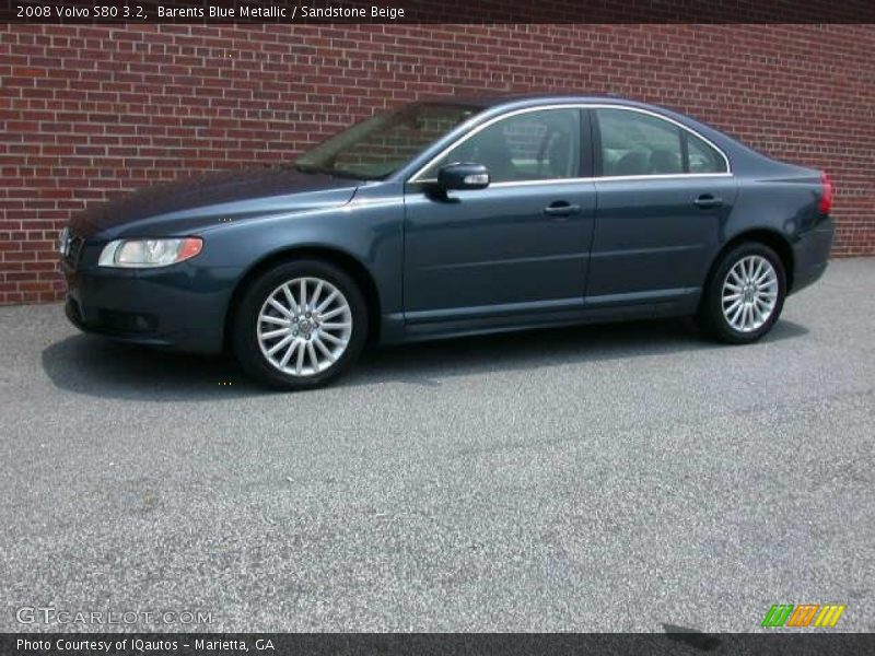 Barents Blue Metallic / Sandstone Beige 2008 Volvo S80 3.2
