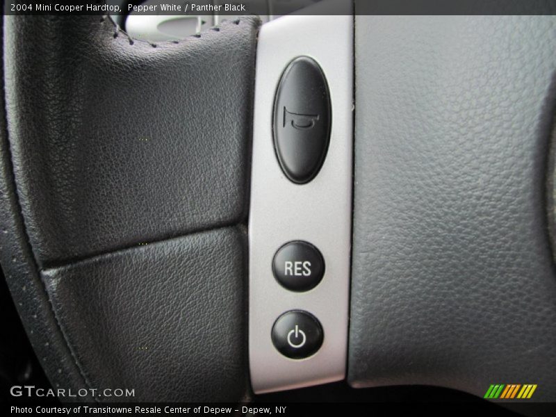 Pepper White / Panther Black 2004 Mini Cooper Hardtop