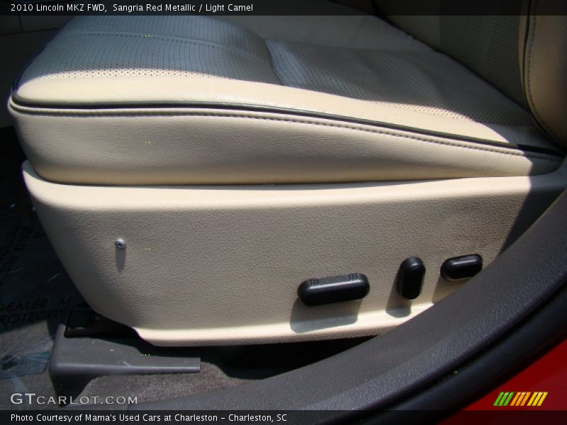 Sangria Red Metallic / Light Camel 2010 Lincoln MKZ FWD