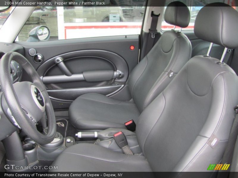 Pepper White / Panther Black 2004 Mini Cooper Hardtop