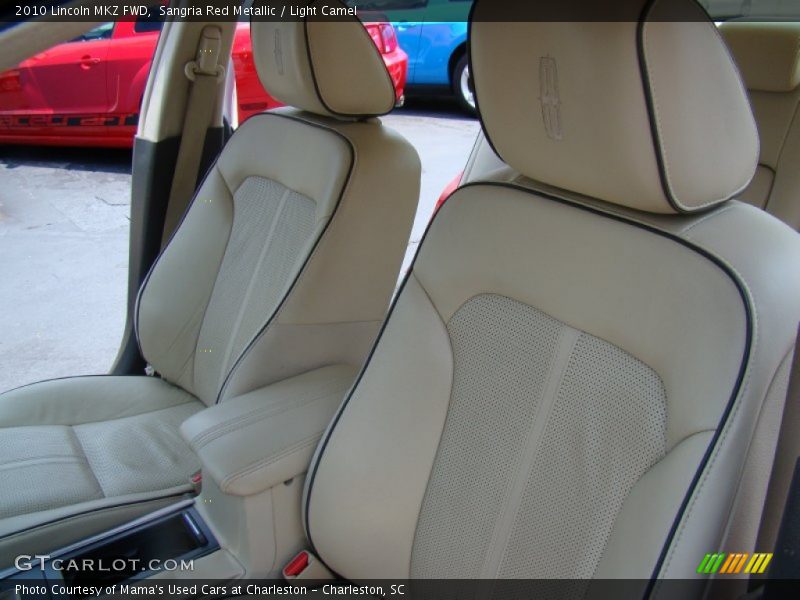 Sangria Red Metallic / Light Camel 2010 Lincoln MKZ FWD